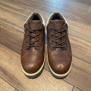 Lugz Brown Leather‎ Chunky Shoes Men's Size US 10 Lug Oxford 2000s
